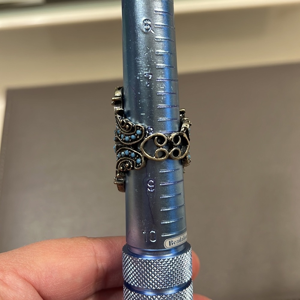 Large Beaded Statement Ring - image 7